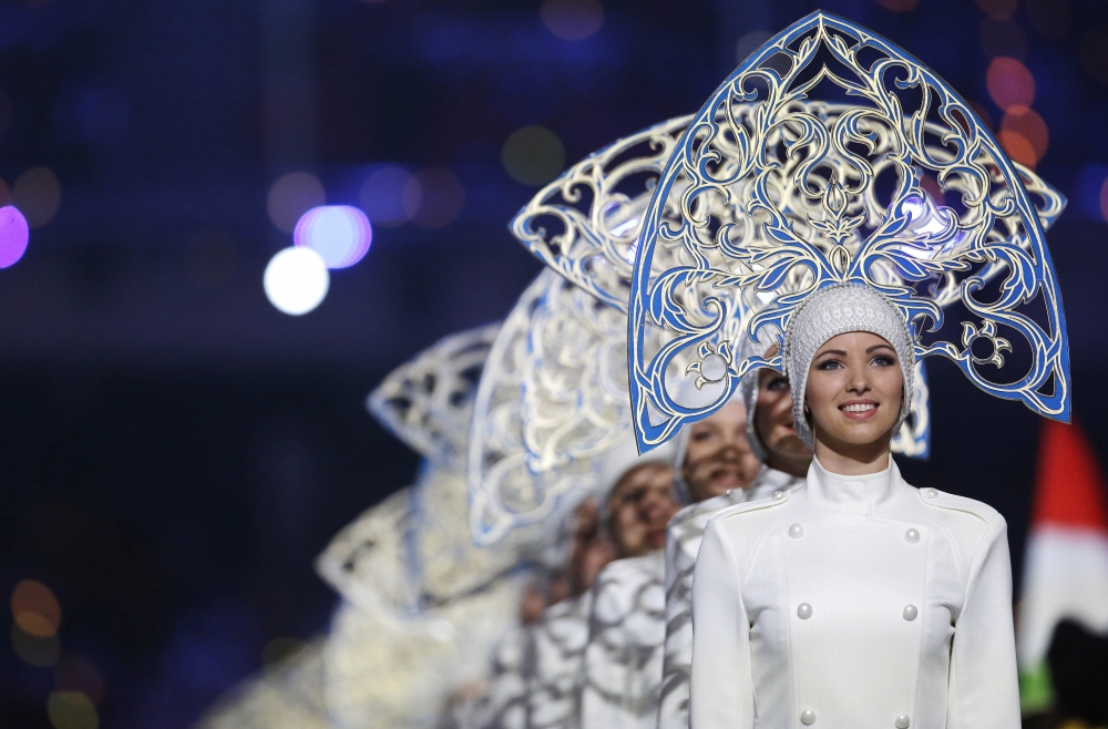 Záverečný ceremoniál na olympiáde v Soči