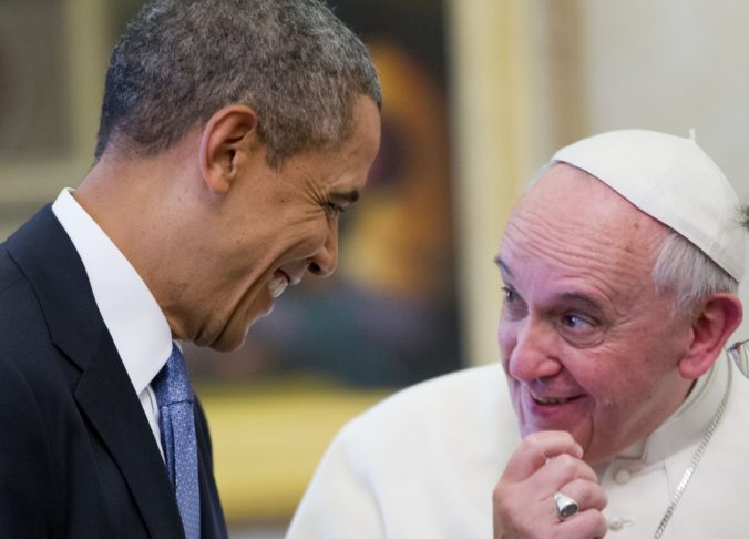 Barack Obama s pápežom Františkom