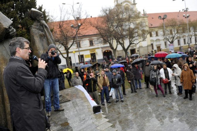 Bratislava otvorene protestovala proti extrémizmu a fašizmu
