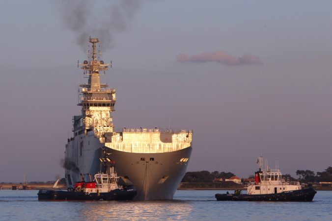 Francúzi poslali bojovú loď do Ruska