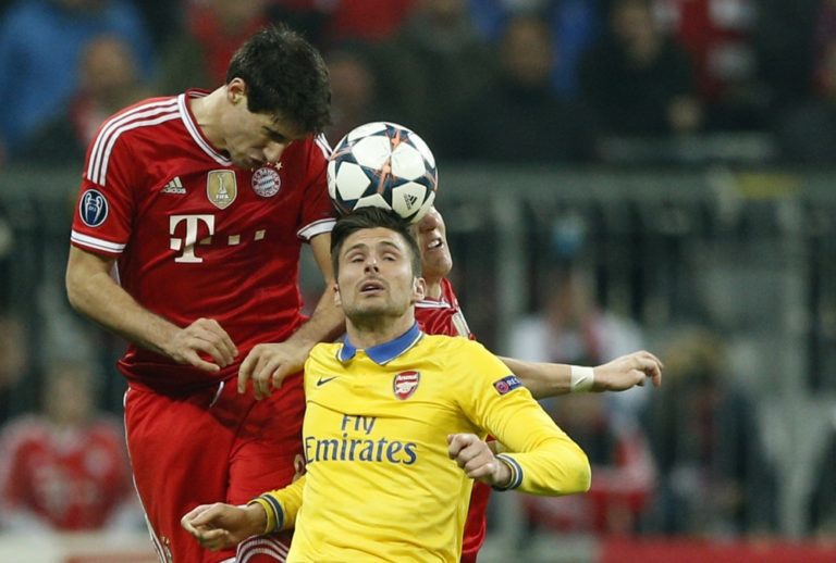 Javier Martínez, Bastian Schweinsteiger, Oliver Giroud