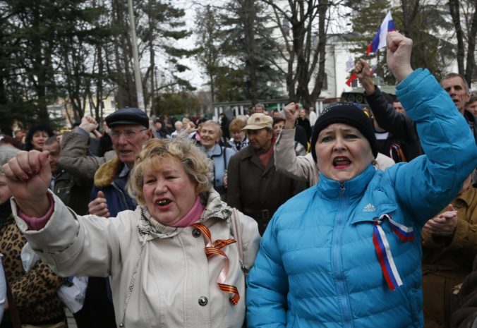 Krym sa búri, proruskí aktivisti chcú patriť Putinovi