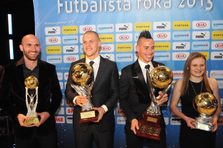 Marek Hamšík sa stal najlepším slovenským futbalistom roka