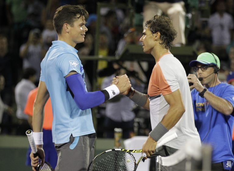 Milos Raonic, Rafael Nadal, tenis