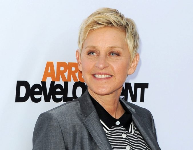 Moderátorka Ellen DeGeneres.