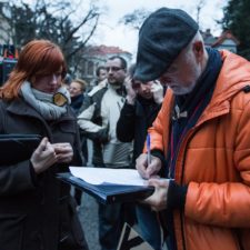 Protest voči agresii Ruskej federácie na Ukrajine