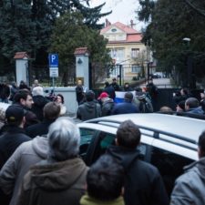 Protest voči agresii Ruskej federácie na Ukrajine