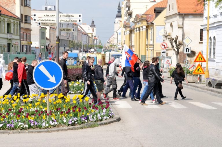 Blokáda pochodu neonacistov a neofašistov