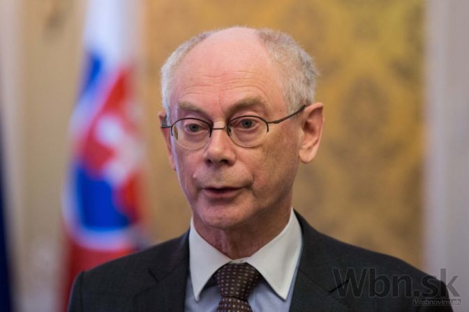 Herman Van Rompuy je na Slovensku, ďakoval Ficovi za plyn