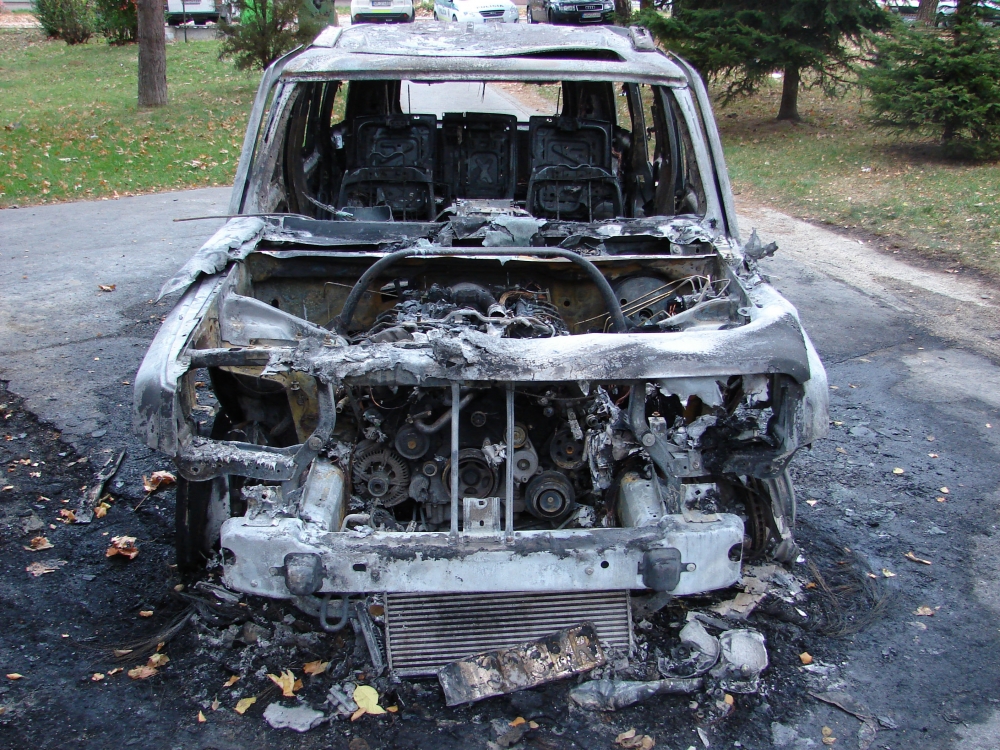 Jeep poziar