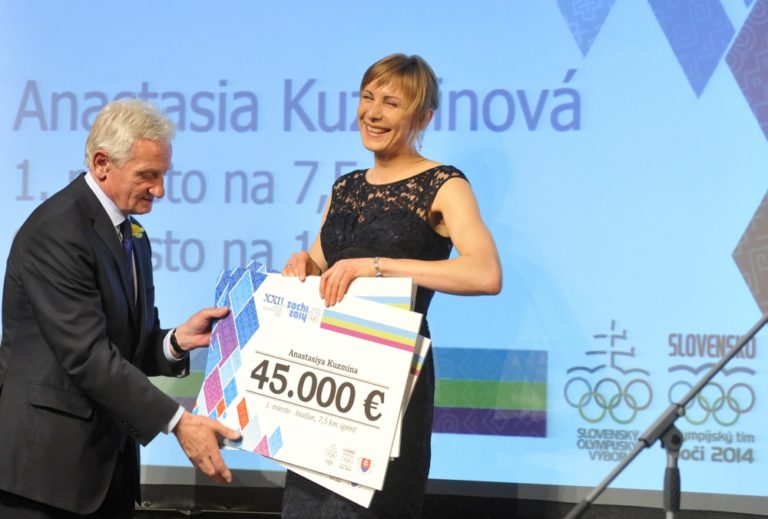 Na slávnostnom večeri olympionikov sa rozdali ocenenia