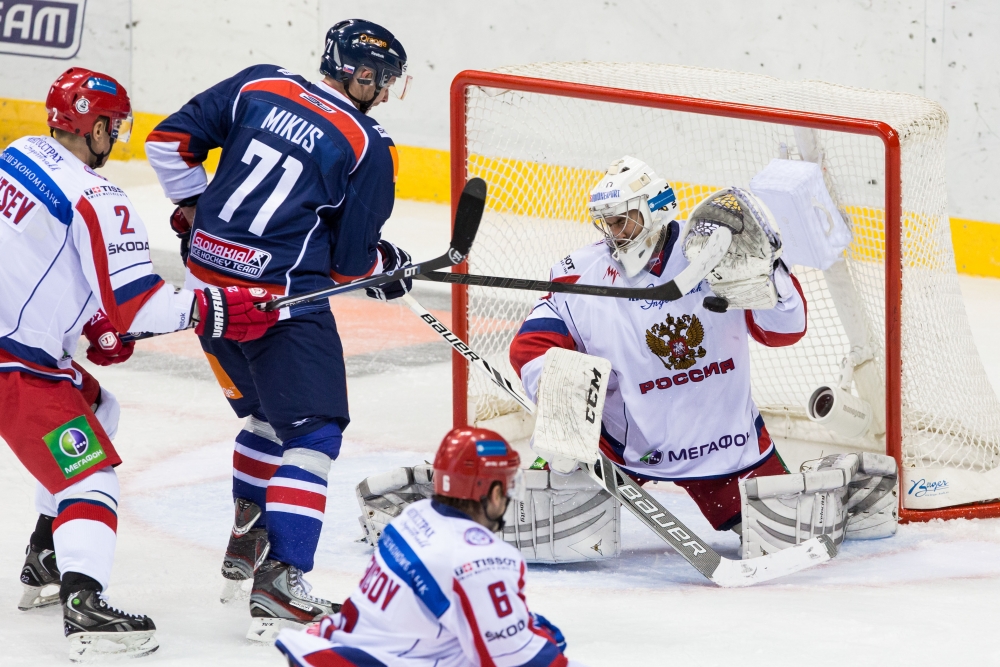 Slovenskí hokejisti v príprave nestačili na Rusov