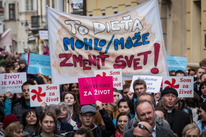 V Bratislave sa uskutočnil druhý ročník pochodu Bratislava za život.