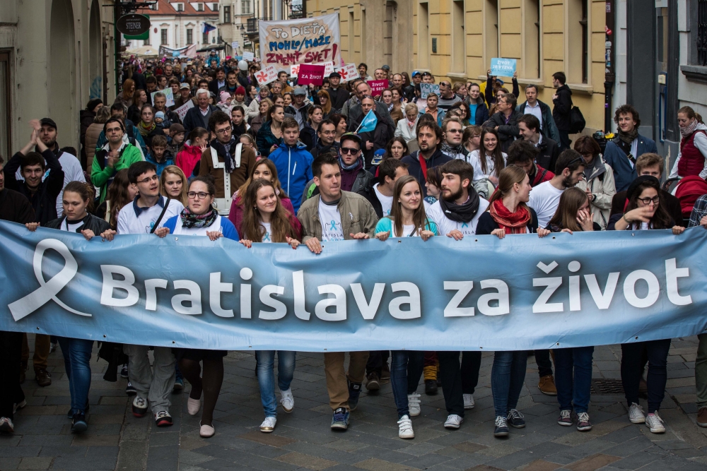 V Bratislave sa uskutočnil druhý ročník pochodu Bratislava za život.