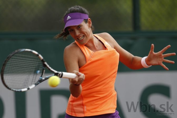 Anna Karolína Schmiedlová v treťom kole Roland Garros proti Garbine Mu