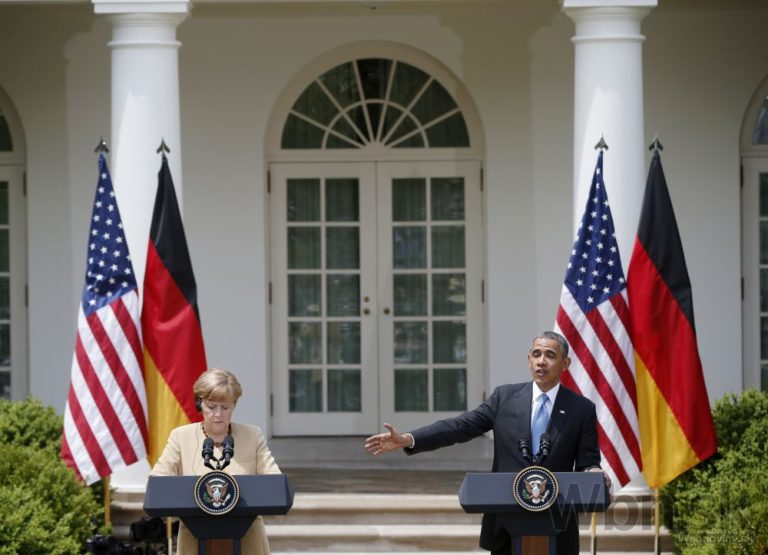 Barack Obama, Angela Merkelová