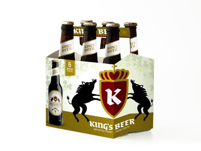 Dizajn balenia piva Kings Beer