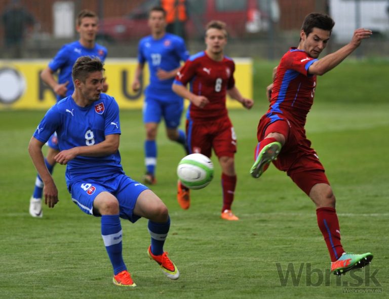 Mladí slovenskí futbalsiti zdolali Čechov