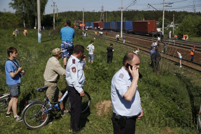 Neďaleko Moskvy sa zrazili vlaky