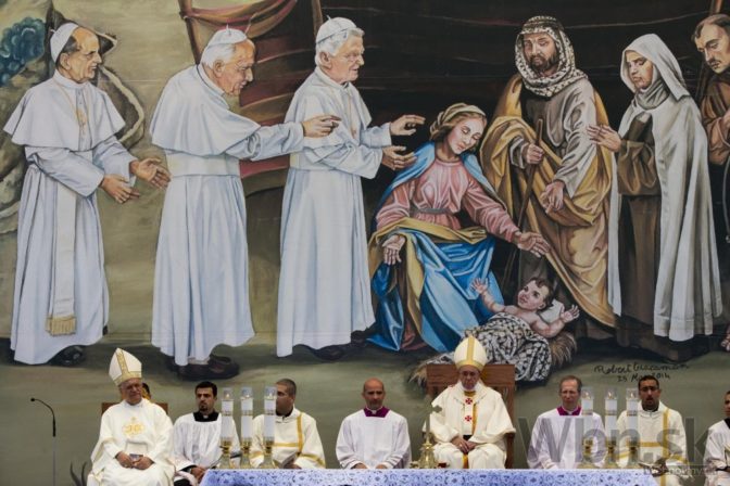 Pápež František navštívil Blízky východ