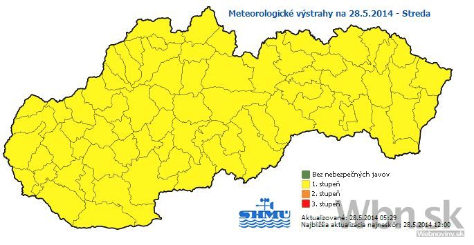 Počasie 28.5.2014