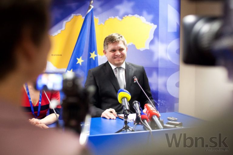 Robert Fico v Bruseli.