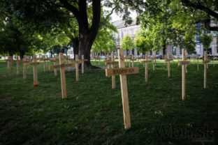 V Bratislave si ľudia pripomenuli obete z Ukrajiny