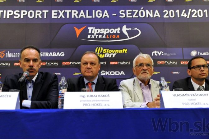 V Bratislave vyžrebovali nový ročník Tipsport extraligy