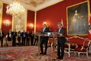 Andrej Kiska navštívil Viedeň, privítal ho prezident Fischer