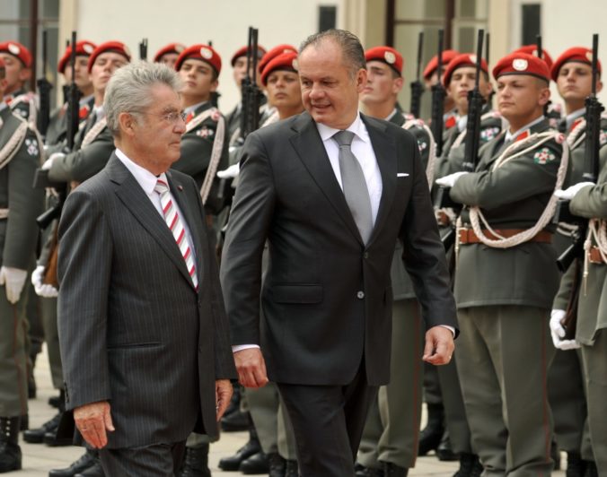 Andrej Kiska navštívil Viedeň, privítal ho prezident Fischer