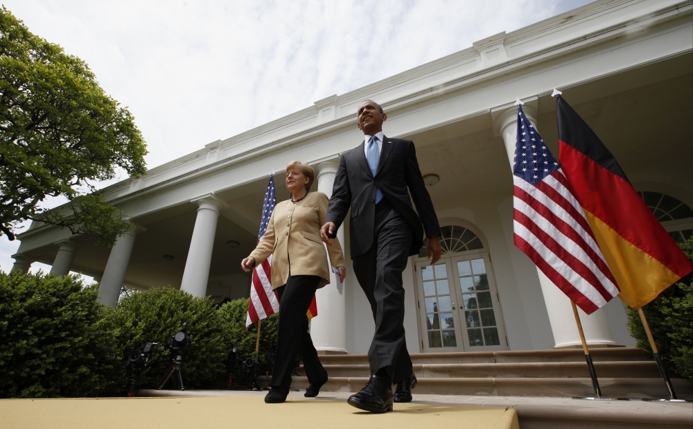Angela Merkelová, Barack Obama