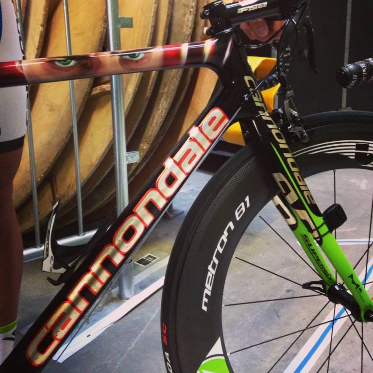 Bicykel Sagana a jeho kolegov z tímu Cannondale na Tour de France 2014