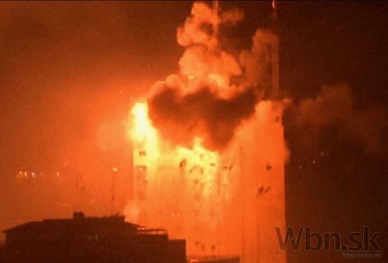 Gaza vybuch bombardovanie