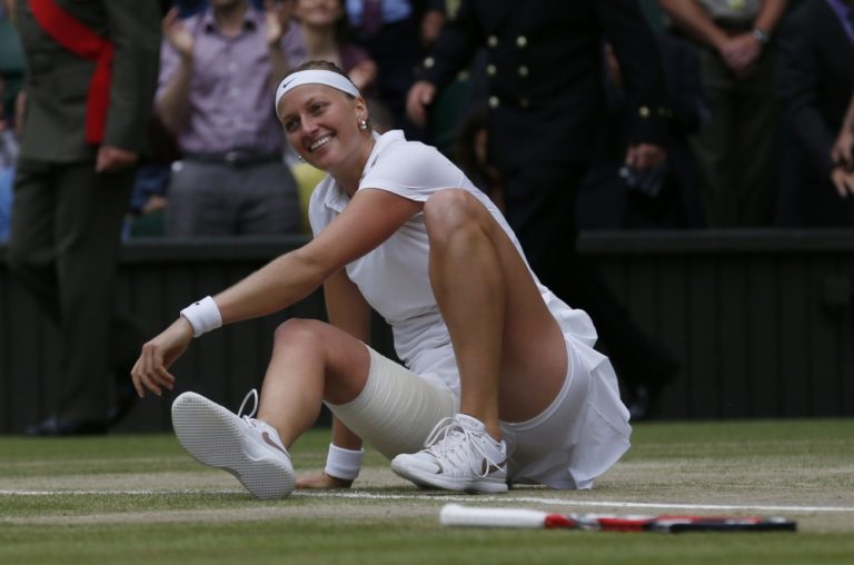 Kvitová zničila Bouchardovú, má druhý titul z Wimbledonu