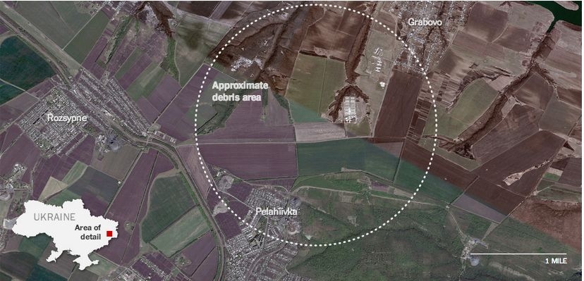 Na Ukrajine sa v oblasti bojov zrútil malajzijský boeing