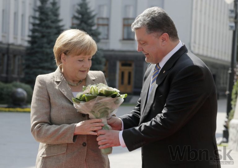 Angela Merkelová, Petro Porošenko