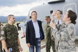 Minister Glváč oceňuje cvičenie amerických vzdušných síl u nás