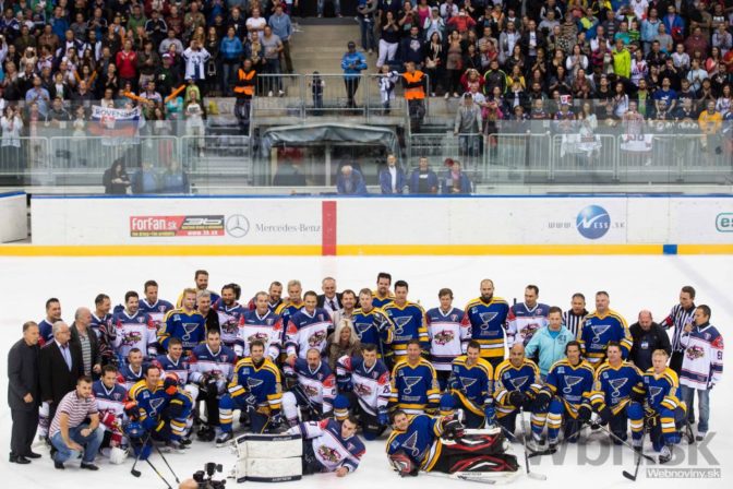 Slovenské hokejové hviezdy porazili St.Louis aj v Bratislave