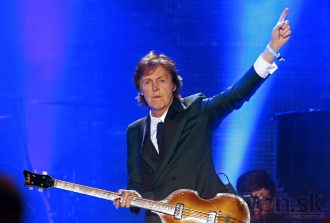 Britský hudobník Paul McCartney.