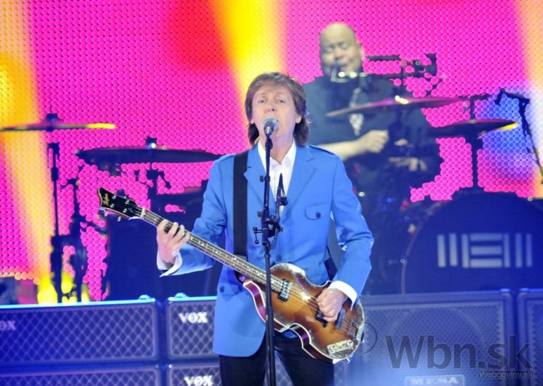 Britský hudobník Paul McCartney.