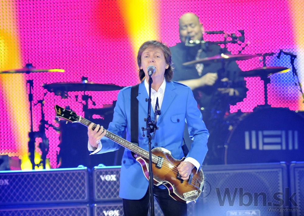 Britský hudobník Paul McCartney.