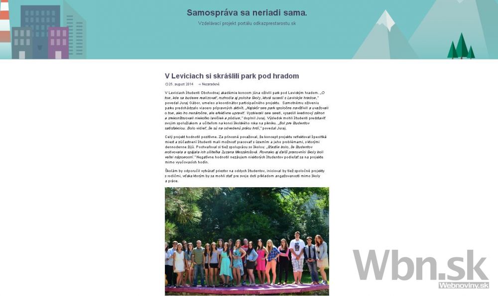 Odkazprestarostu samosprava