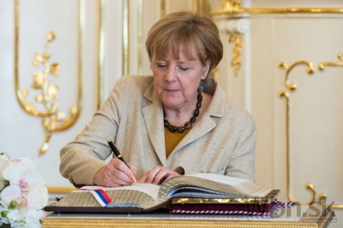 Angela Merkelová navštívila Slovensko