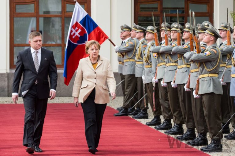 Angela Merkelová navštívila Slovensko