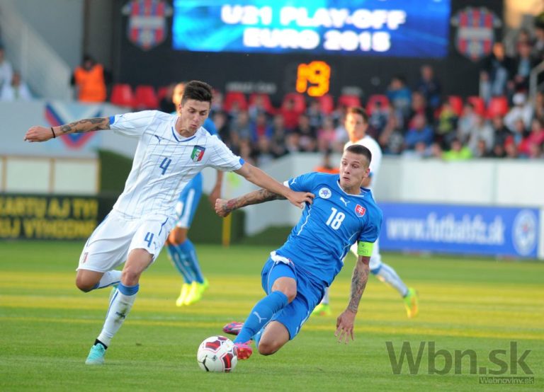 Mladí futbalisti v baráži o majstrovstvá Európy remizovali s Taliansko