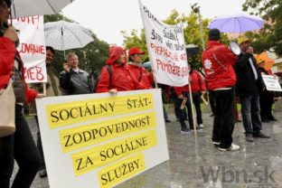 Pochod za spravodlivé financovanie sociálnych služieb