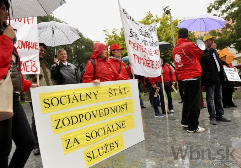 Pochod za spravodlivé financovanie sociálnych služieb