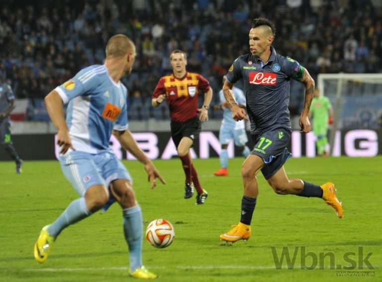 Slovan prehral s Neapolom, Marek Hamšík skóroval