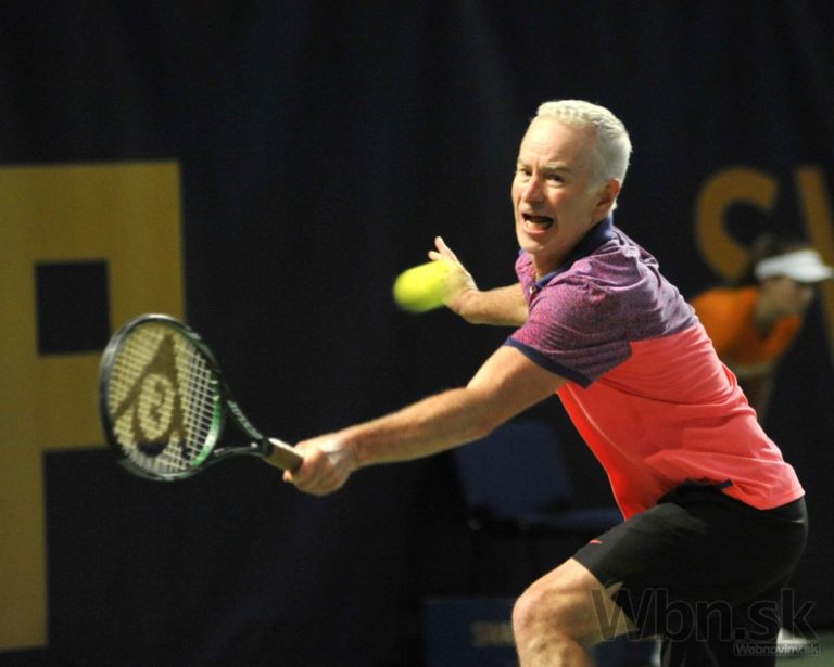 Tenisové legendy John McEnroe a Ivan Lendl bavili Bratislavu