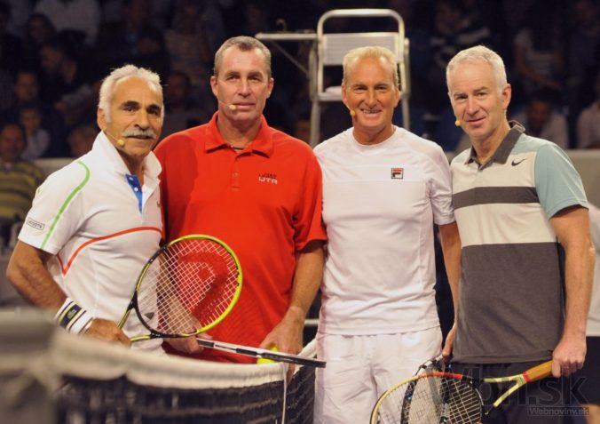 Tenisové legendy John McEnroe a Ivan Lendl bavili Bratislavu